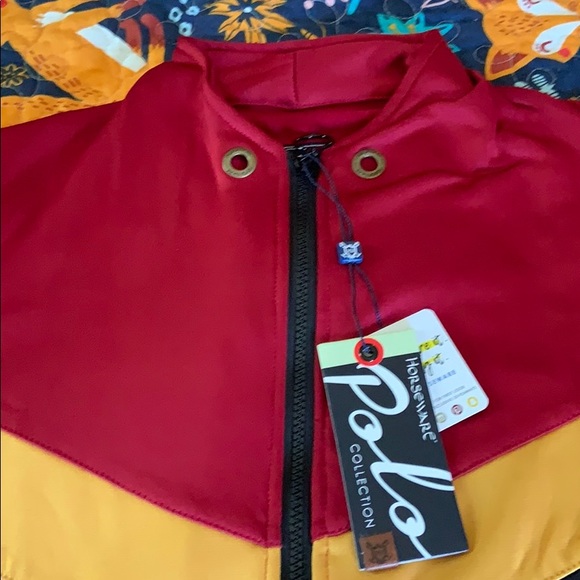 horseware ireland Tops Horseware Ireland Zip Jacket Red Yellow